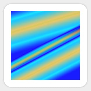 blue yellow white abstract texture Sticker